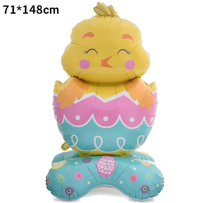 1 Stück, Großer Oster-Stehballon für den frohen Ostertag-Party.