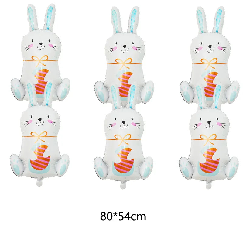 1 Stück, Großer Oster-Stehballon für den frohen Ostertag-Party.