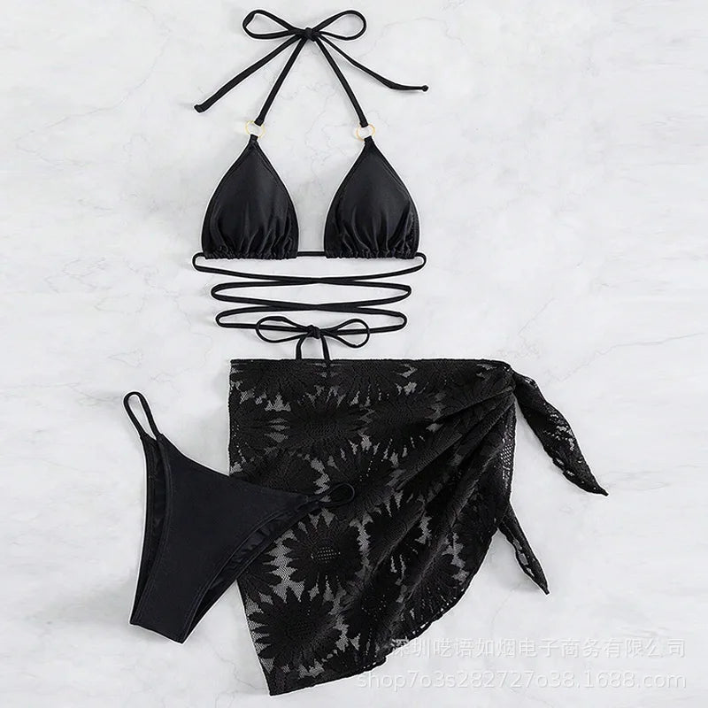 Bikini Three-piece Set Summer Swimsuit
