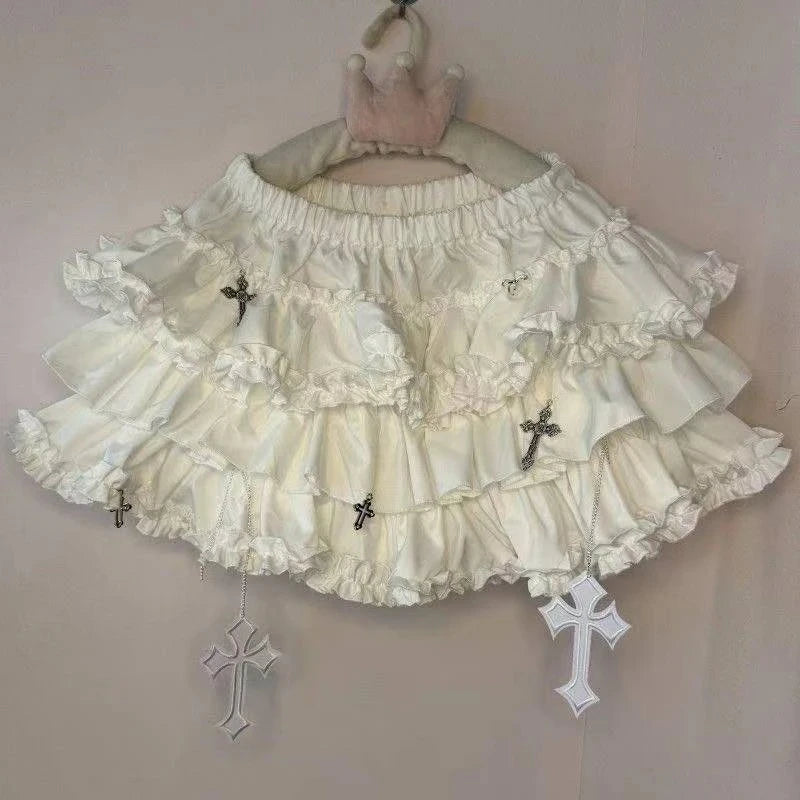 Women's Blue Black Riveted Belt Denim Skirt Y2K Harajuku High Street Fashion 90s Sexy A-line Mini Skirt Summer Clothing 2026 New